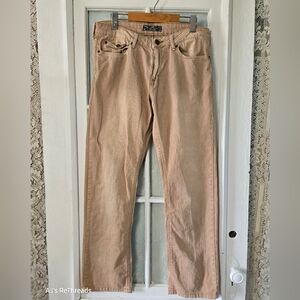 P.ZERØ Denim Colors Tan Straight Leg Jeans W32 L32